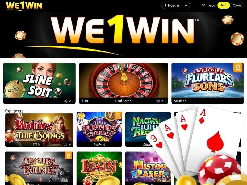 Experience the thrill of real money gambling at we1win.com! Explore top casino games, claim your welcome bonus with free spins, and enjoy a trusted online gambling platform tailored for players worldwide.